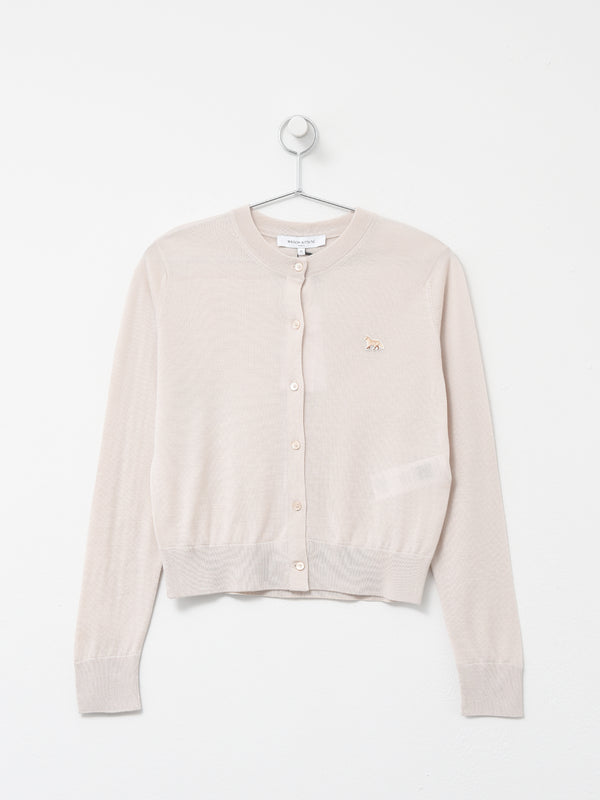 BABY FOX PATCH REGULAR CARDIGAN_MARBLE 0134